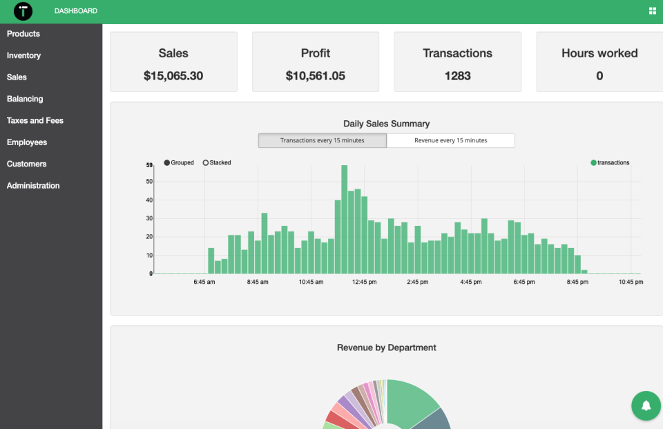 screenshot of IT Retail